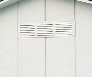 T-111 Gable Vent Painted same color as shed