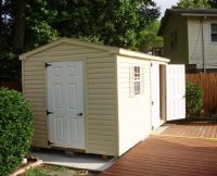 Gable Shed with Custom Doors