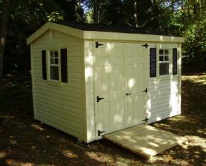 Gable Shed with Custom Entryway