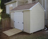 Beige Gable Shed
