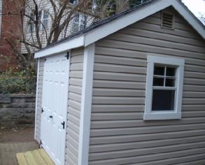 Gable Shed with Ramp