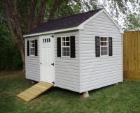 Cape Cod Gable Shed with Transom