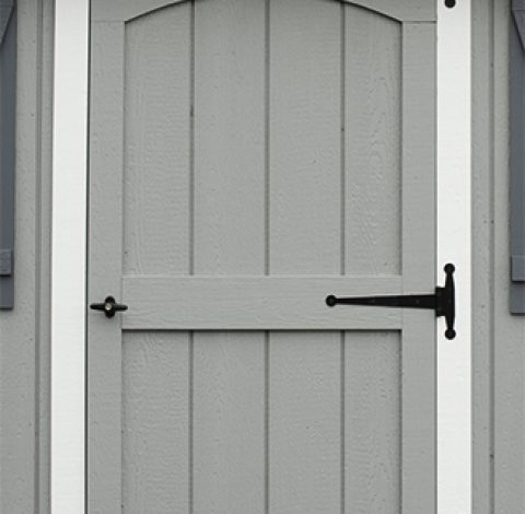 Prehung Door - Custom Shed Options - Gray