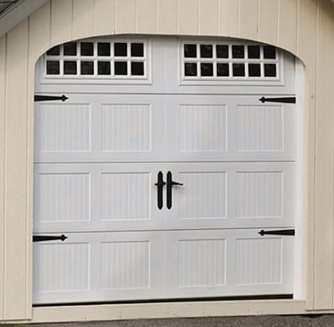 Garage door with windows - Alger Sheds